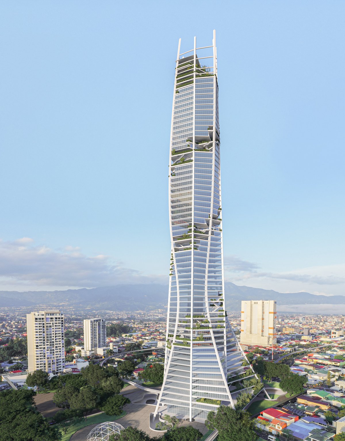 Torre del Bicentenario — planning architecture, San José, Costa Rica